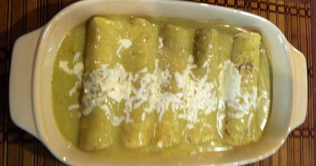Enchiladas verdes