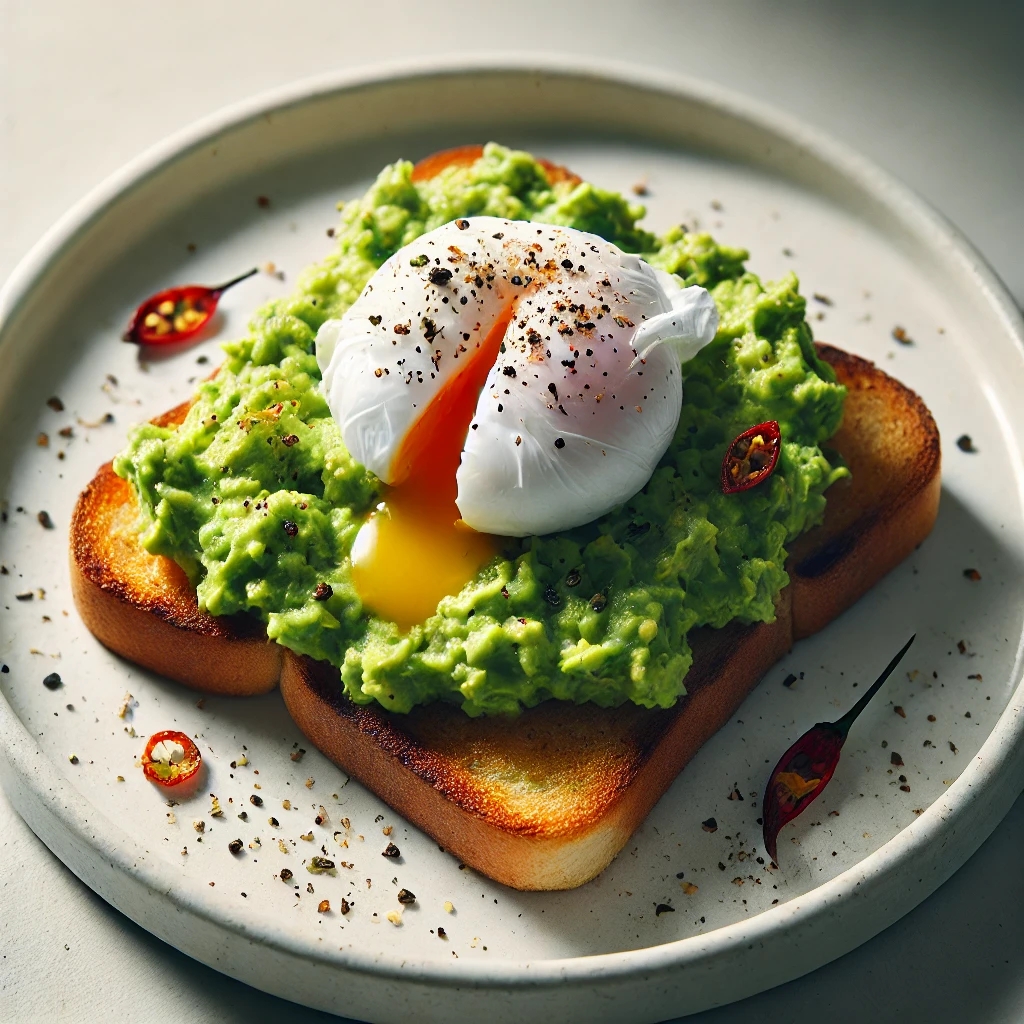 Tostadas de Aguacate con Huevo