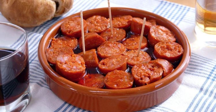Chorizo a la sidra