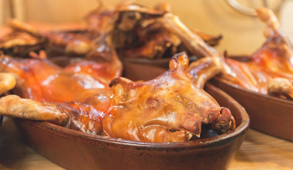 cochinillo asado Extremadura