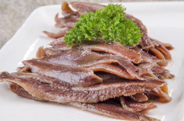 Anchoas en salazon