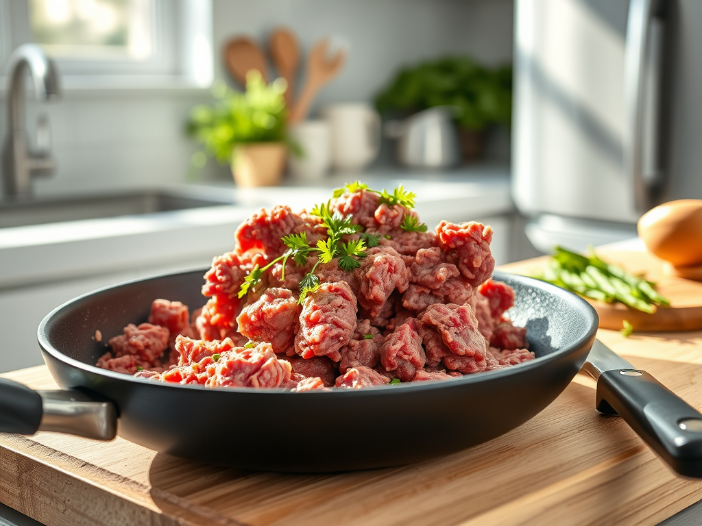Truco para hacer que la carne picada no se quede pegada en la sartén