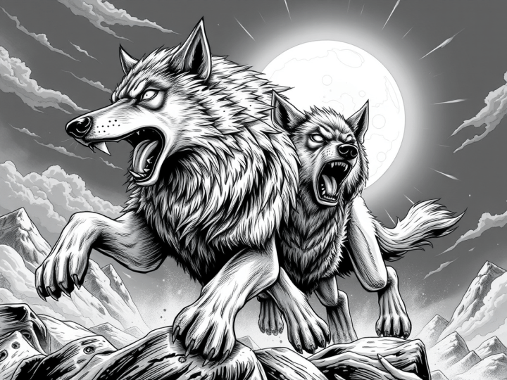 El Ladrón de la Noche (Hati y Sköll)