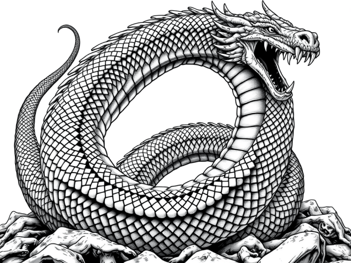 El Rúnico "Jörmungandr" (La Serpiente del Mundo)