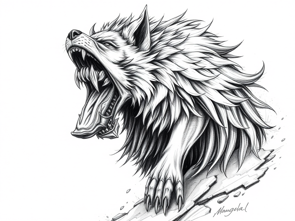 El Significado del Lobo Fenrir en la Mitología