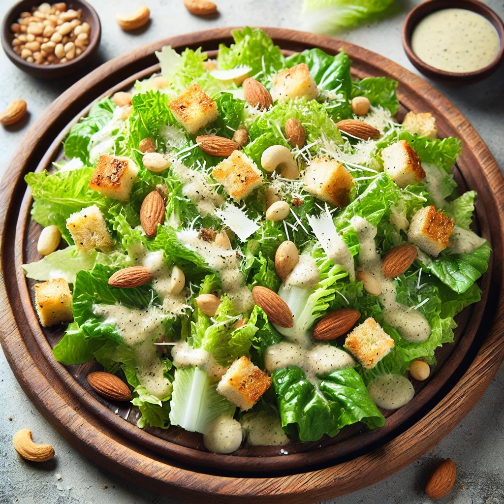 Ensalada César vegana