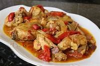 Pollo al chilindron aragones