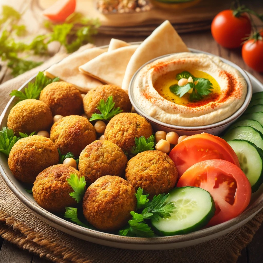 Falafel casero vegetariano