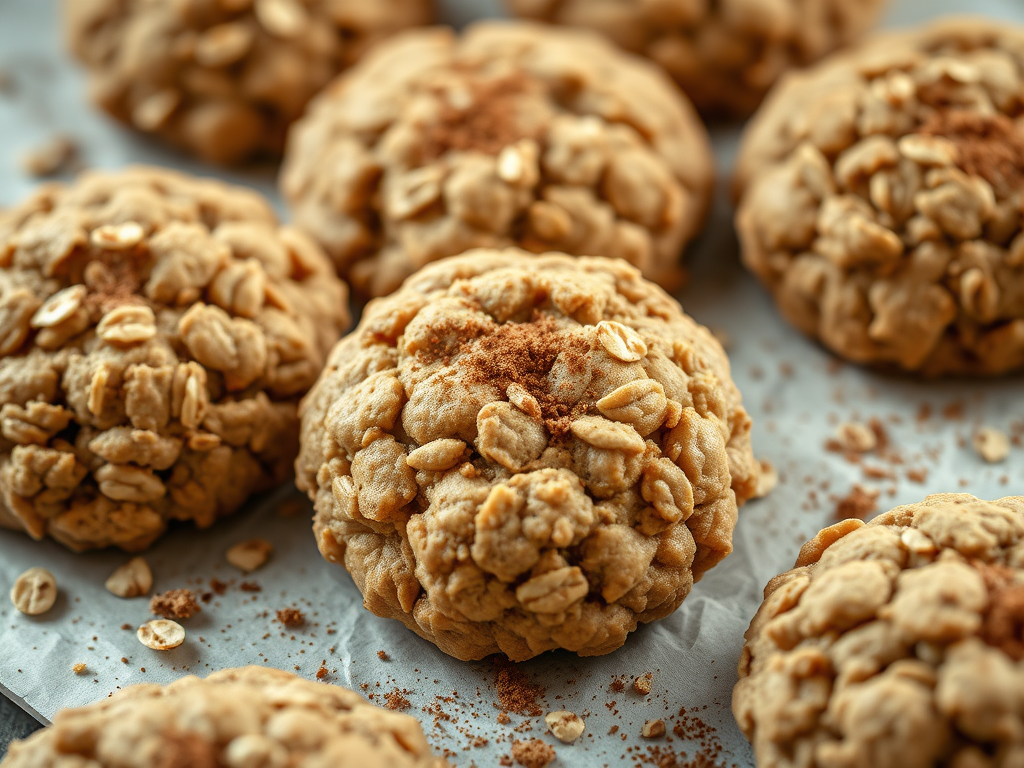 Galletas de avena y manzana