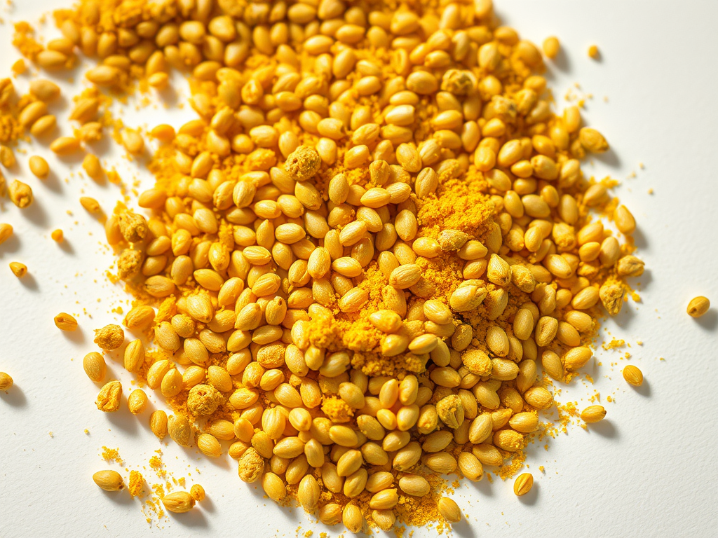 Mostaza (Sinapis alba o Brassica nigra) – semillas o en polvo.