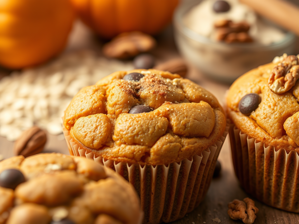 Muffins de calabaza y canela