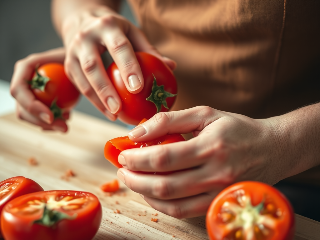 Cómo pelar tomates fácilmente