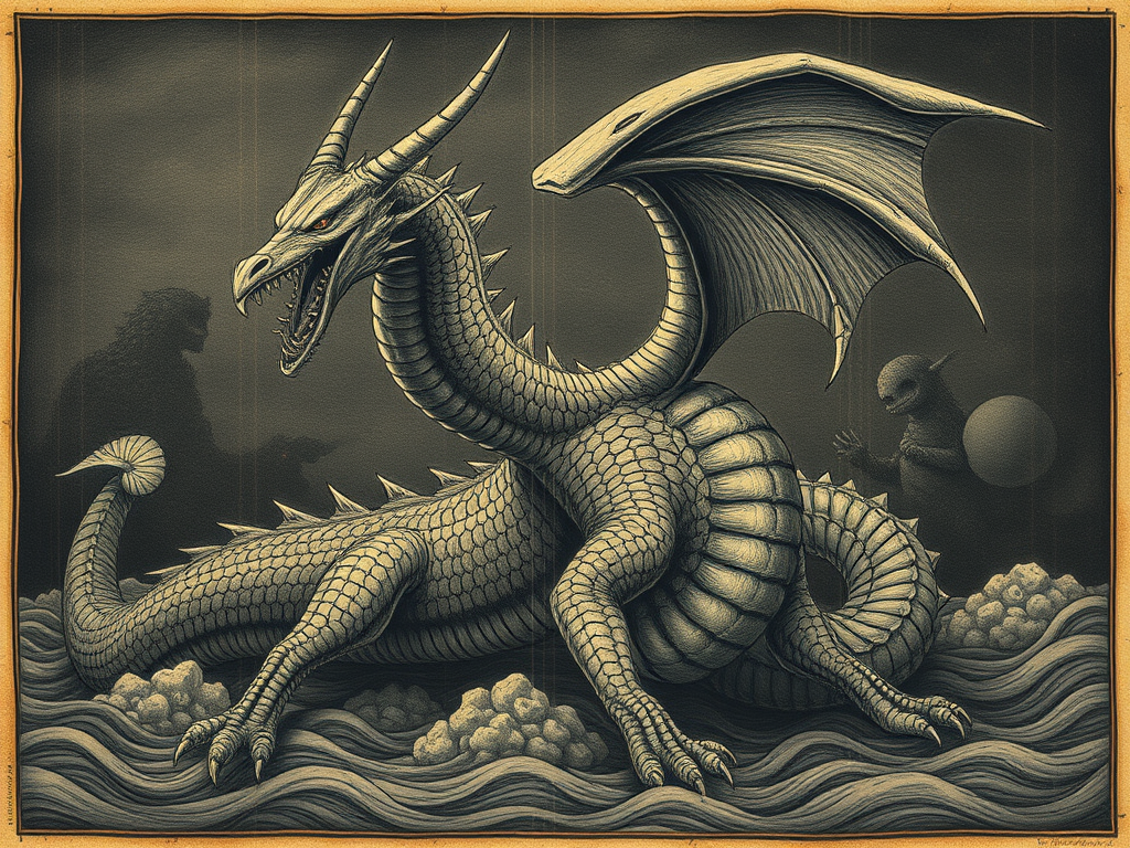 Ficha de Kettill (Un temido dragón o monstruo marino)