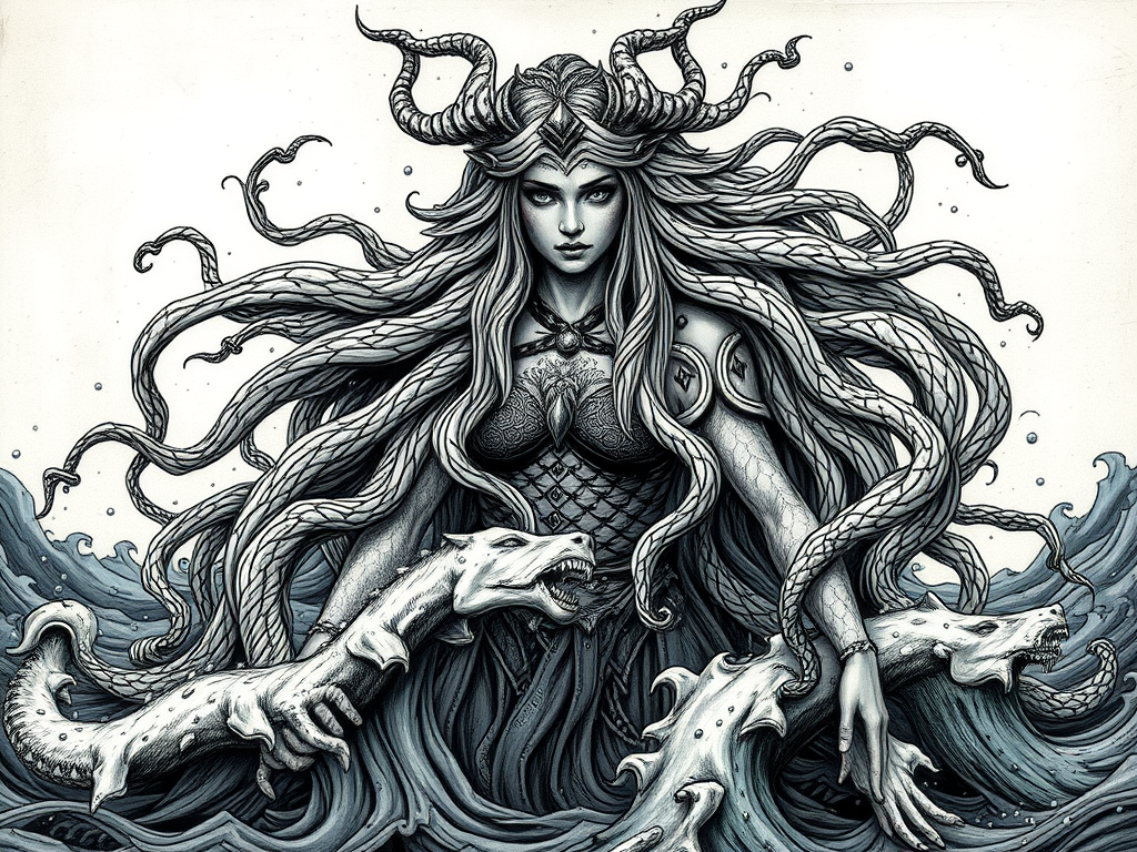 Ficha de Rán (Diosa de las tormentas y los mares)