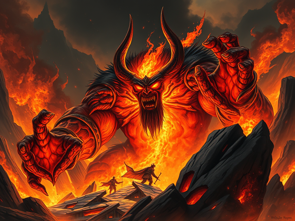Ficha de Surtur (Gigante de fuego que traerá el fin del mundo)