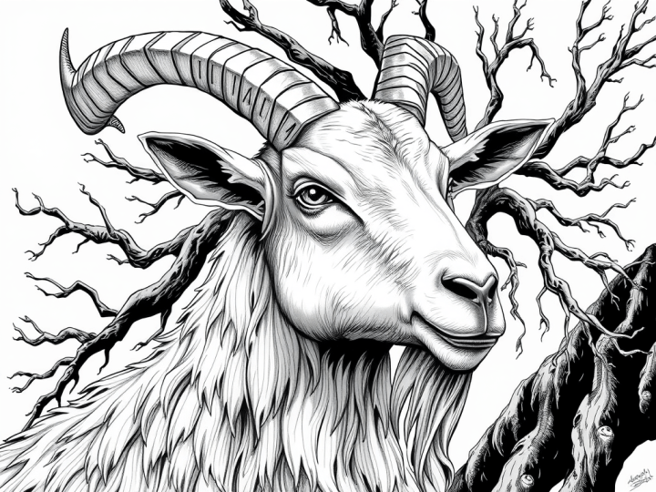 Invocacion a Heidrun: La Cabra Mística de la Abundancia