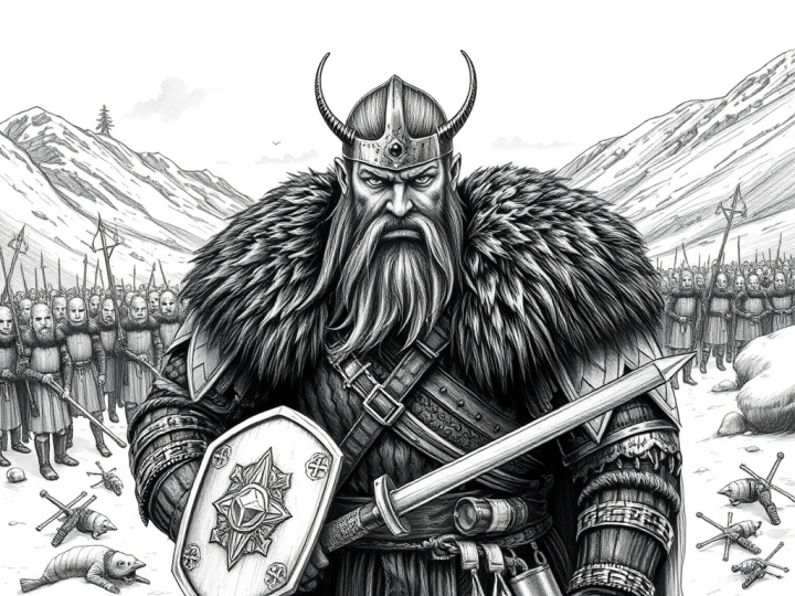 Erik Hacha Sangrienta: El Rey Forjado en Sangre