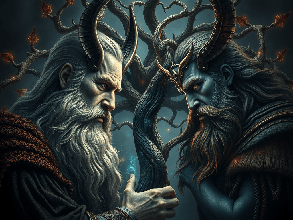 Odín y Loki: El Orden y el Caos del Cosmos Nórdico