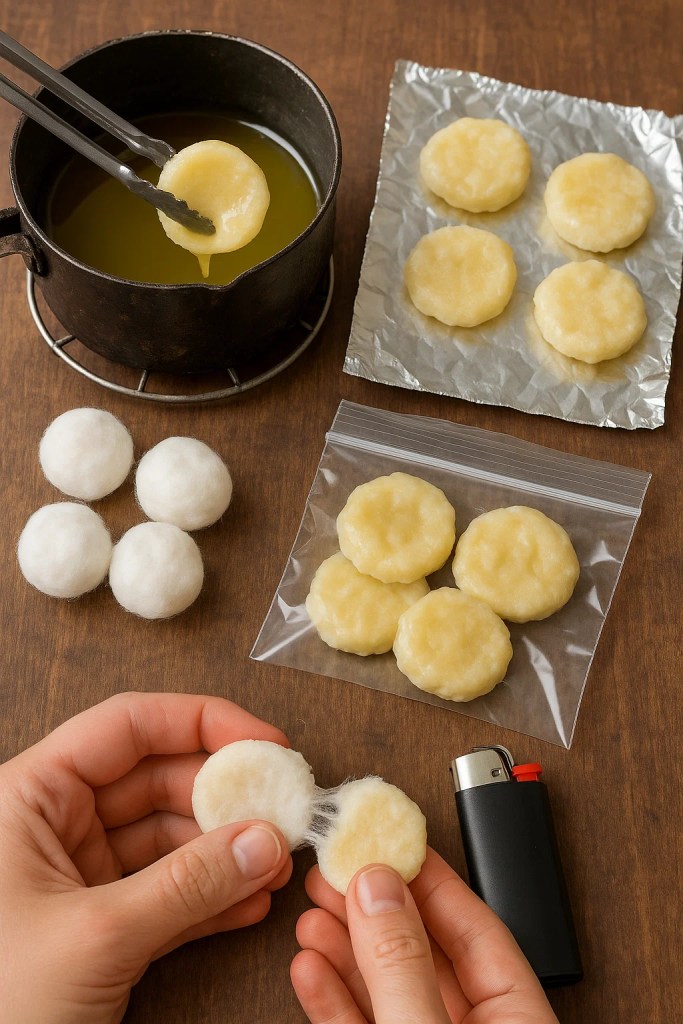 Pastillas de encendido caseras Cuatro opciones sencillas y efectivas