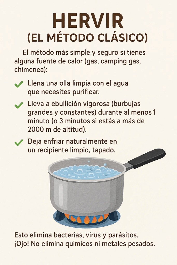 Cómo purificar agua en casa durante un apagón