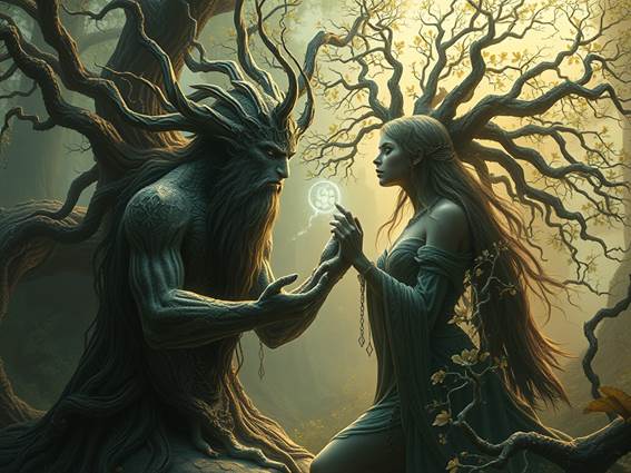 Ask y Embla: Odín y el soplo de vida: el mito vikingo de Ask y Embla