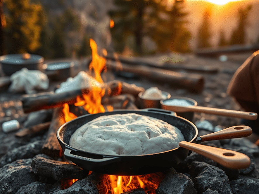 Cómo Hacer Pan de Campo (Bannock) en el Monte