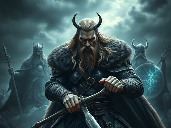 Starkaðr  El Guerrero Maldito de Múltiples Vidas. La historia de Starkaðr se mezcla con las figuras legendarias de otras sagas nórdicas,