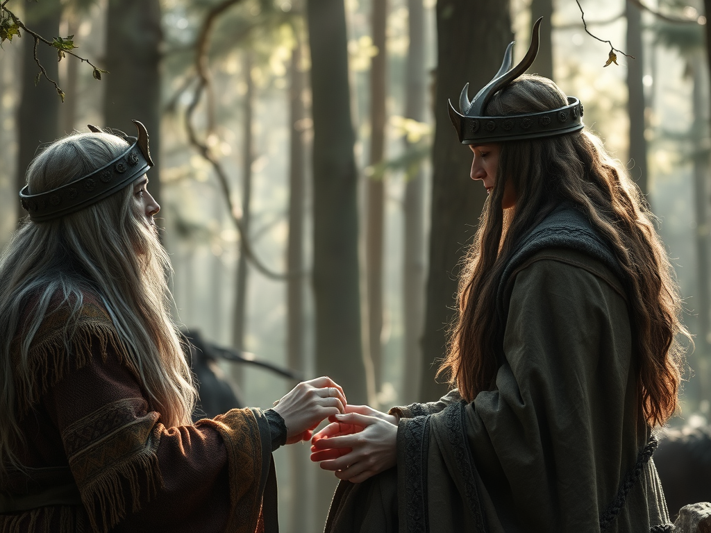 Rituales de Conexión con los Vættir: Espíritus del Bosque y del Mar