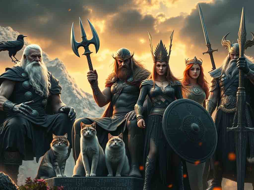 Listado básico de peticiones y rituales asociadas a los principales dioses nórdicos