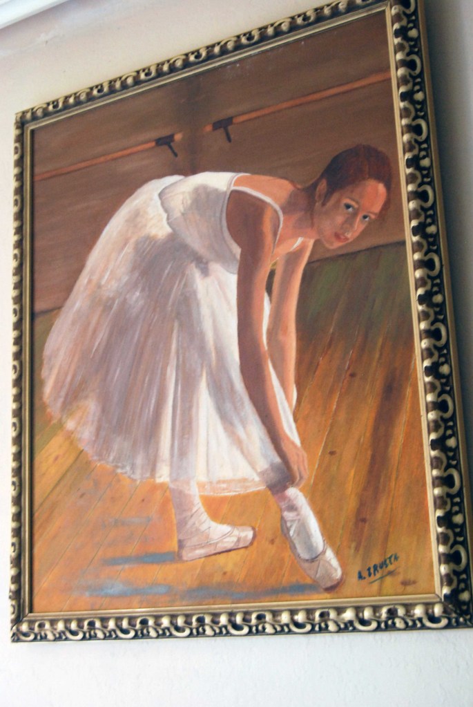 Bailarina en el ensayo