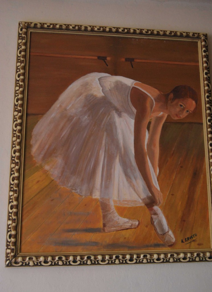 Bailarina en el ensayo