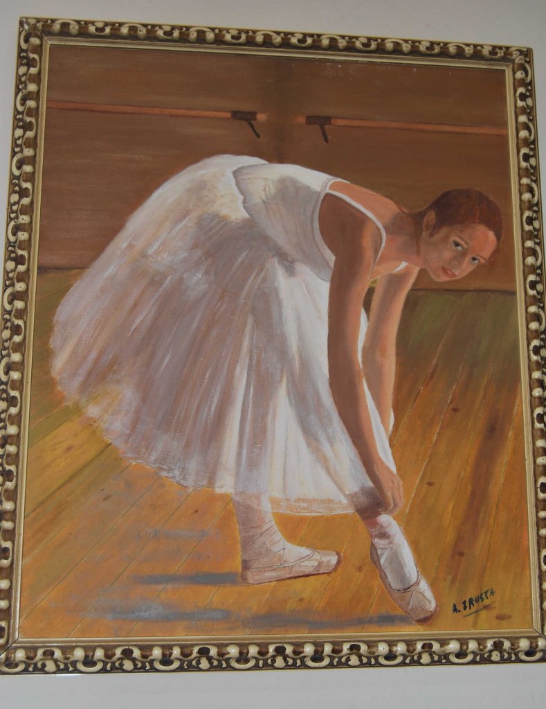 Bailarina en el ensayo