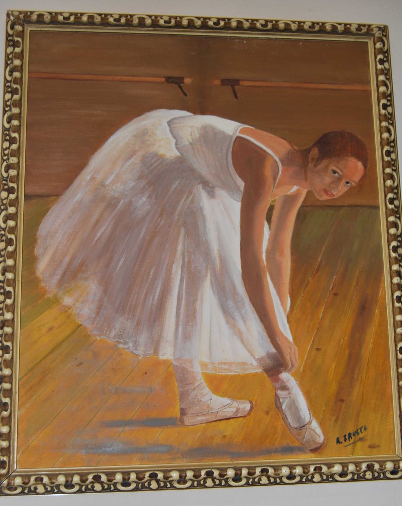 Bailarina en el ensayo