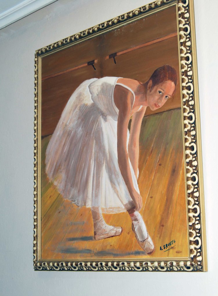 Bailarina en el ensayo