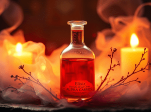 Pharmacopea de la Völva - Elixir de la Aurora Carmesí