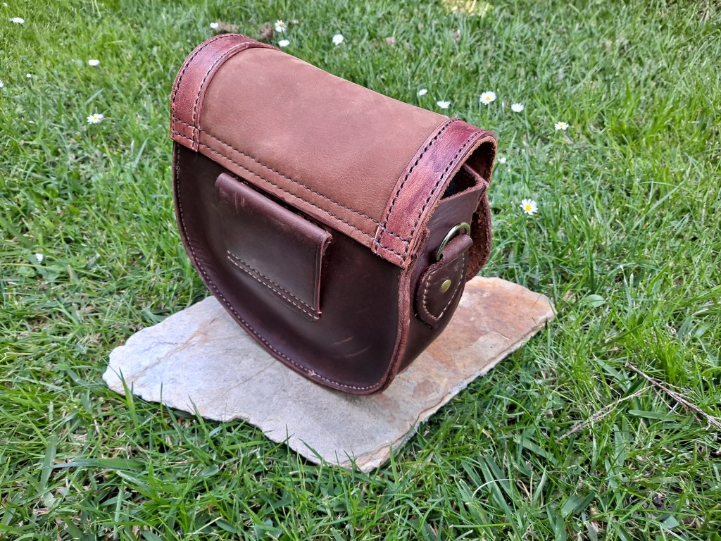 Bolsa de bushcraft / bolsa de cuero / artesanía tradicional / senderismo y acampada / bolsa de costado / bolsa de cinturón /