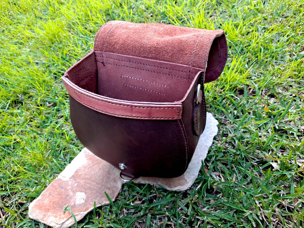 Bolsa de bushcraft / bolsa de cuero / artesanía tradicional / senderismo y acampada / bolsa de costado / bolsa de cinturón /