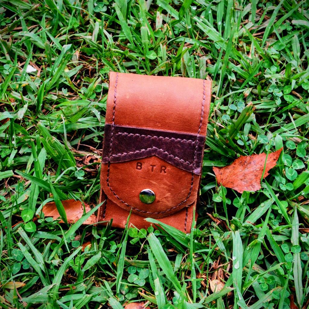 Bolsa de bushcraft / Bolsa de cinturon/Bolsa de cuero hecha a mano / Bolsa de camping/ Bolsa de forrajear / Pouch bushcraft/ Riñonera