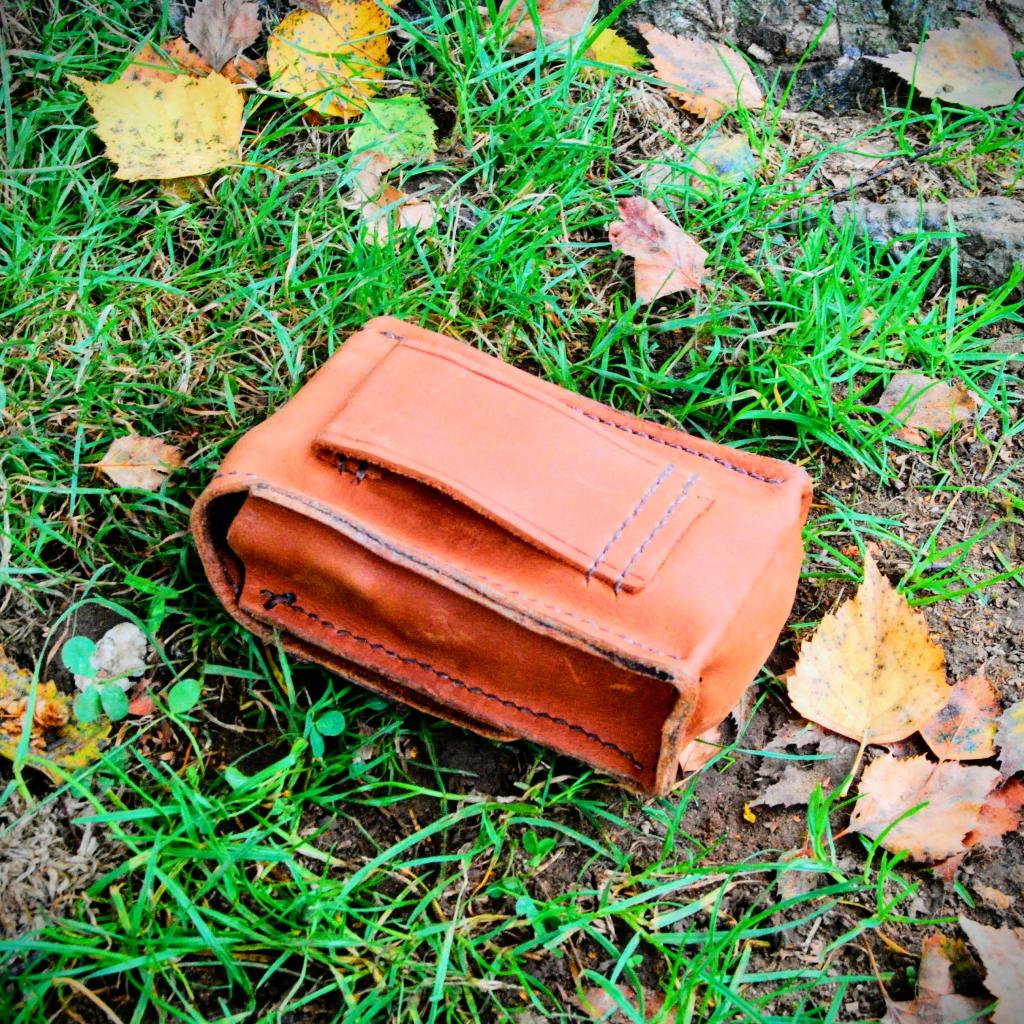 Bolsa de bushcraft / Bolsa de cinturon/Bolsa de cuero hecha a mano / Bolsa de camping/ Bolsa de forrajear / Pouch bushcraft/ Riñonera
