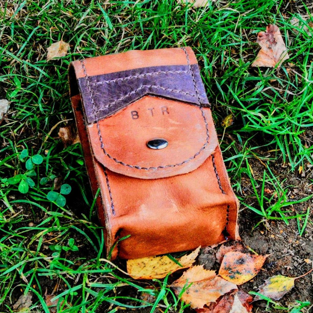 Bolsa de bushcraft / Bolsa de cinturon/Bolsa de cuero hecha a mano / Bolsa de camping/ Bolsa de forrajear / Pouch bushcraft/ Riñonera