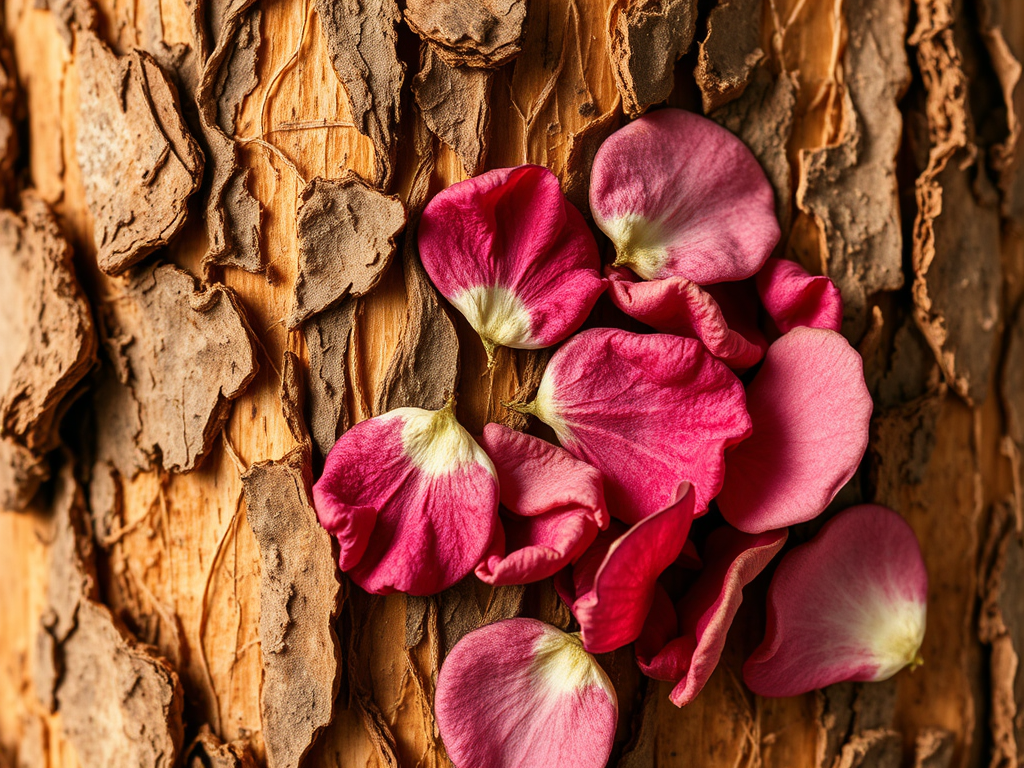Pharmacopea de la Völva -  Fumigación 13: Corteza de Manzano con Pétalos Secos de Rosa Salvaje